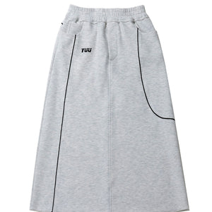 Retro casual all-match skirt