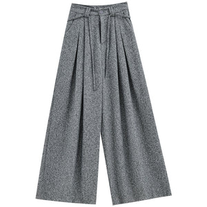 Memory Fragments - Woolen Wide-Leg Pants