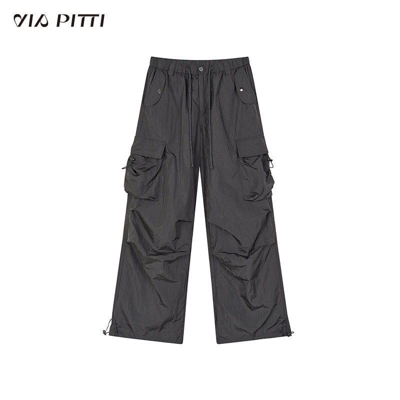 Mesh Thickened Large Pocket Casual Workwear Pants