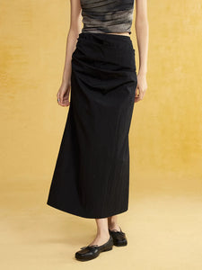 Waist Dress Deconstructed Straight Skirt