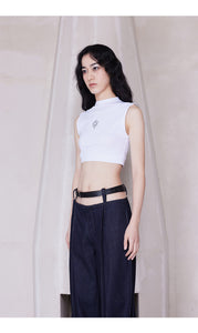 Three-dimensional Cargo Wide-leg Pants