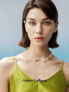 Freshwater Baroque Pearl Multi-Clavicle Necklace