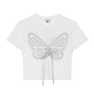 Sweet cool bow tie short sleeve T