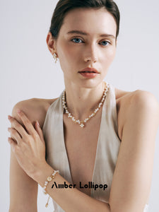 Star Mother of Pearl Pendant Clavicle Necklace