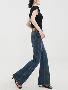 Vintage Slim-Fit Flared Jeans