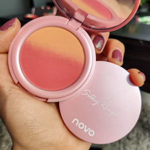 Sweet pink gradient blush palette