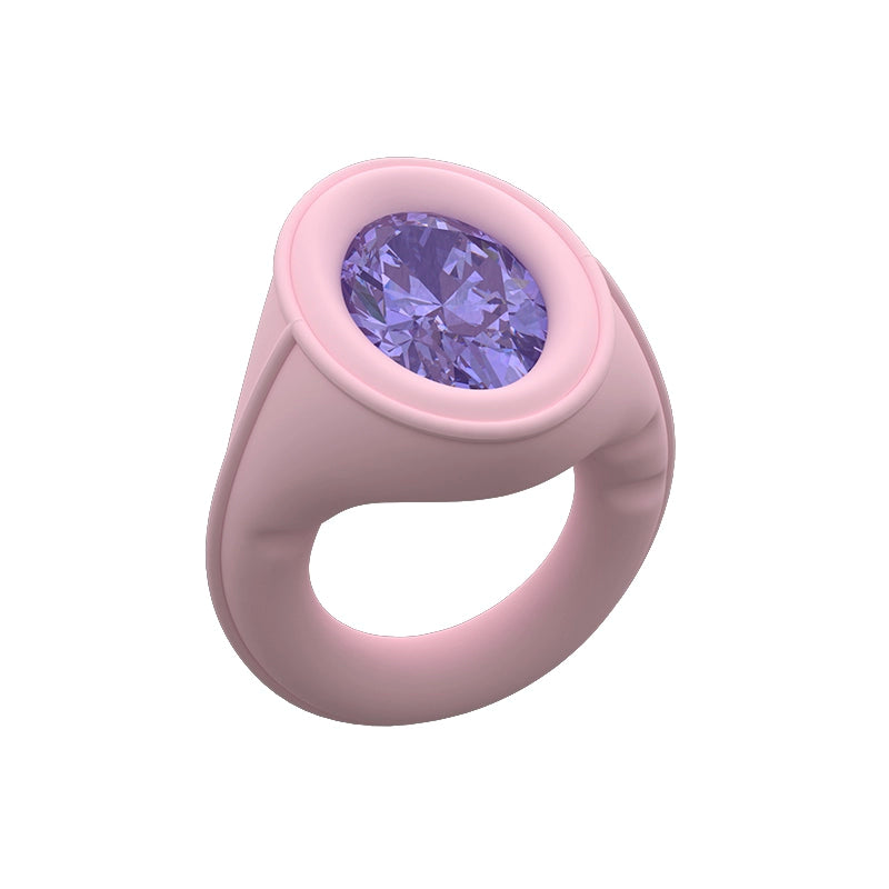 Cute Gemstone Silicone Ring