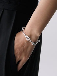 Nylon 925 Silver Bracelet