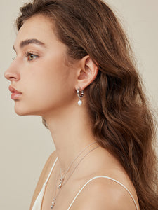 Flowing pea earrings