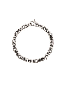 925 silver distressed bracelet