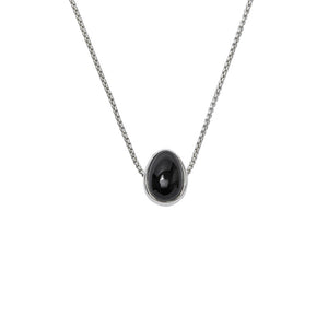 Two-tone pendant necklace