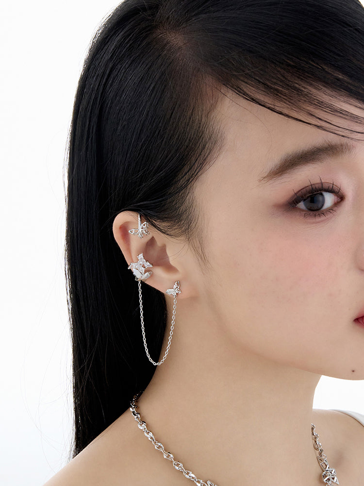 High-end Chanel style ear hooks(Single one)