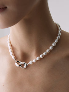 Simple Freshwater Baroque Pearl Necklace