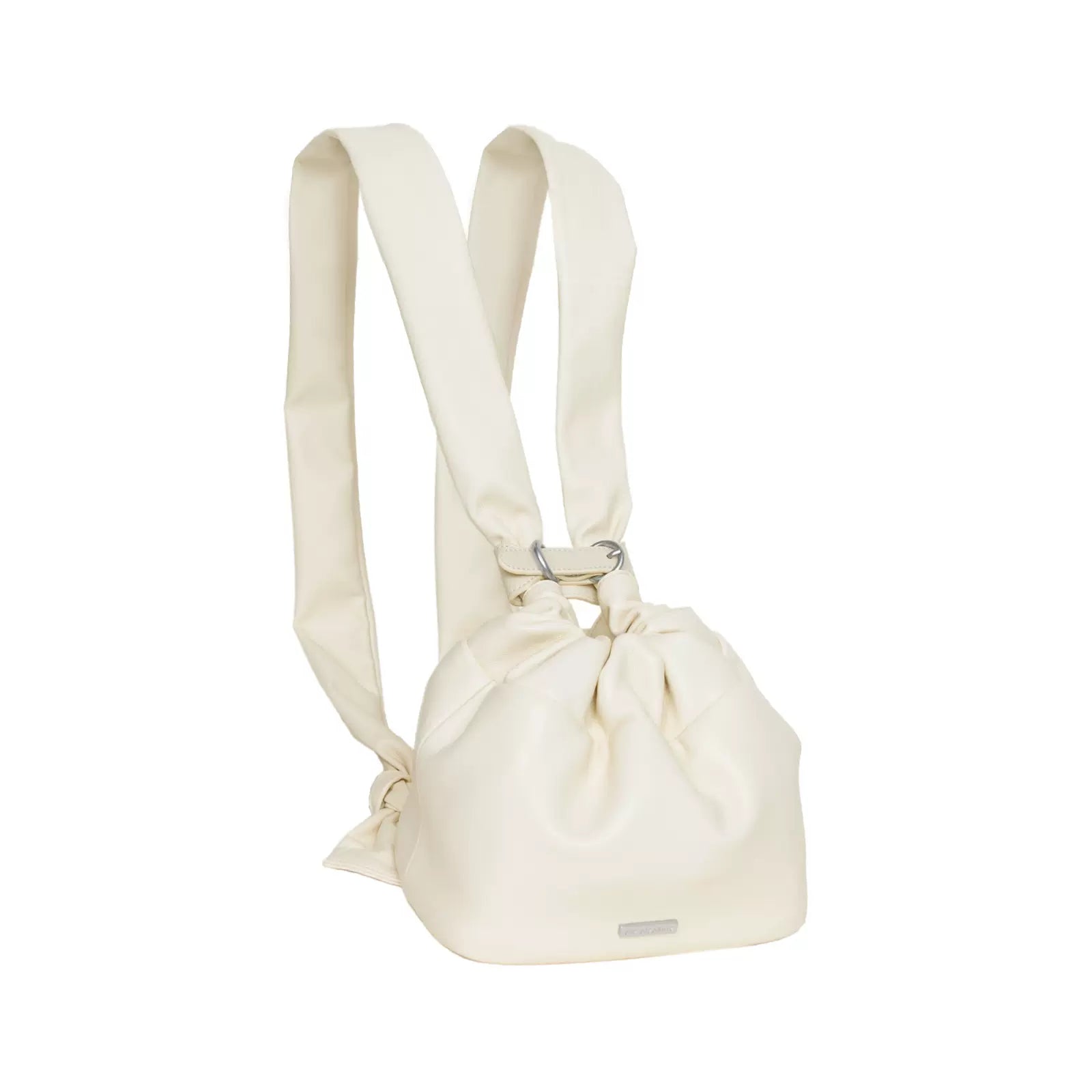 Super soft leather loose bucket shoulder bag