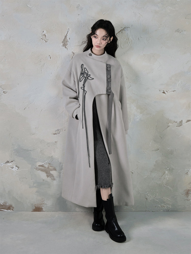 Chinese Style Woolen Coat