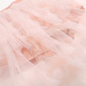 Ballet court style multi-layered lace tutu skirt