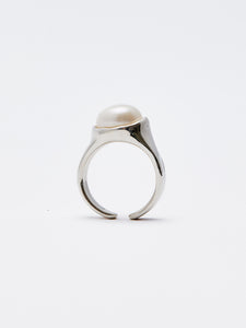 Light luxury open silver index finger ring