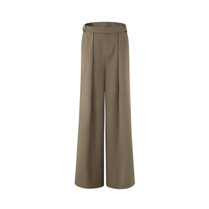 High-Waisted Loose Slimming Wide-Leg Pants