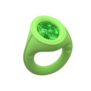 Cute Gemstone Silicone Ring