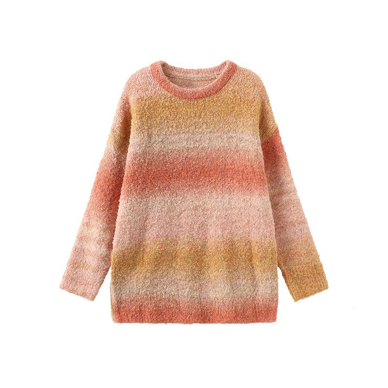 Rainbow Gradient Soft & Lazy Sweater