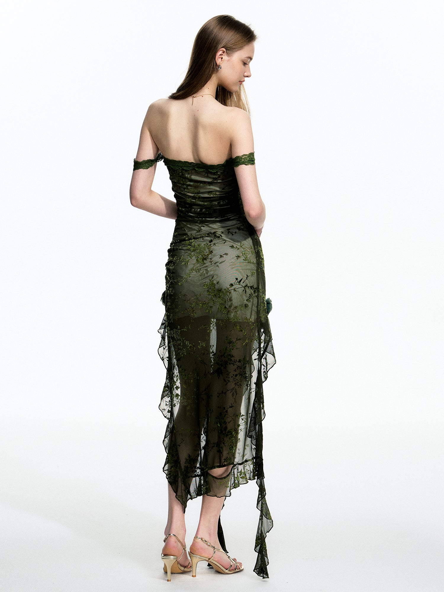 "Sylvia" Green Enchantment Dress