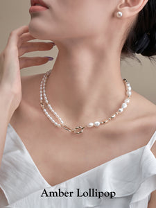 Natural Baroque Pearl Necklace