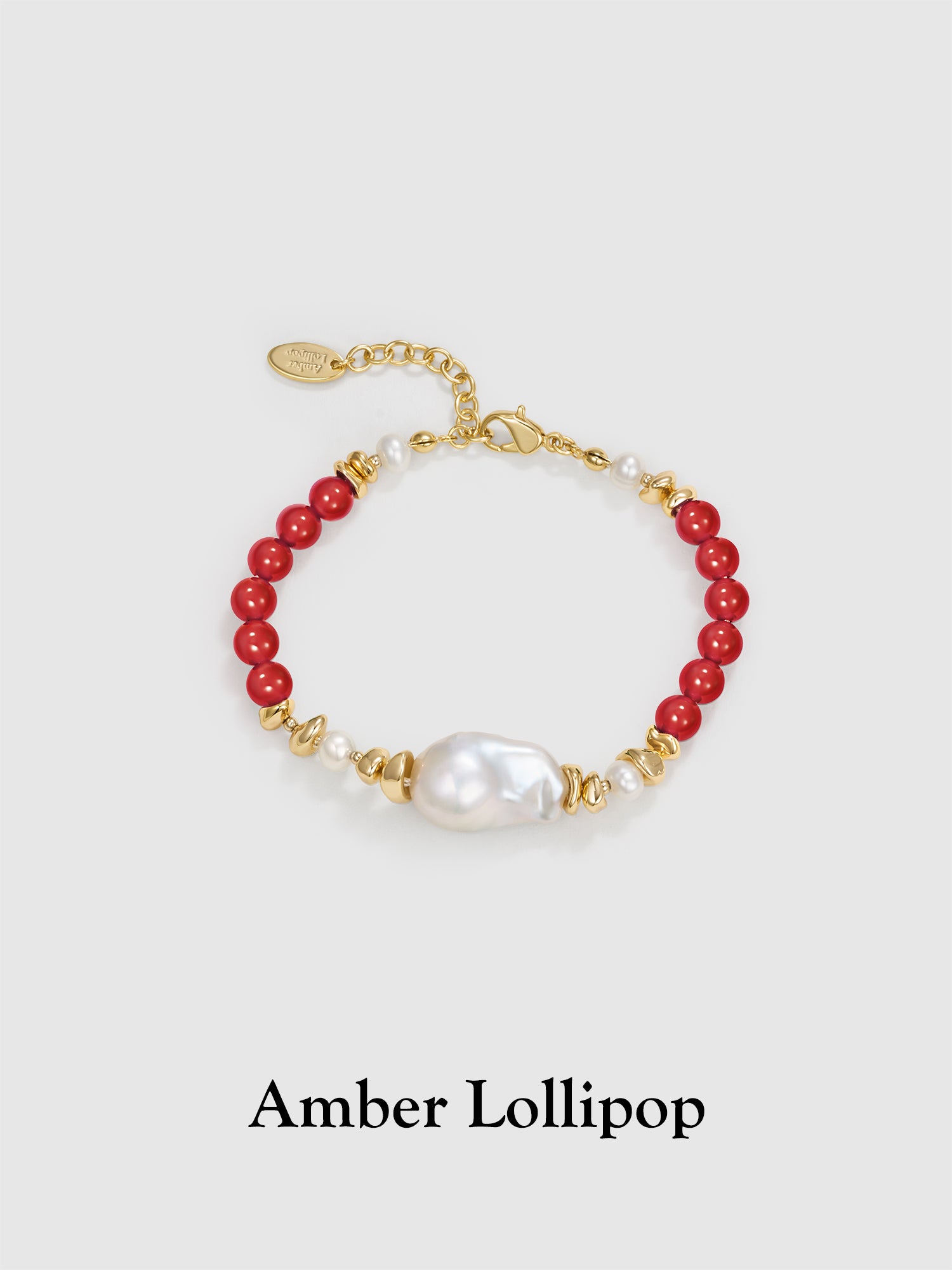 Agate Light Luxury Baroque Pearl Bracelet