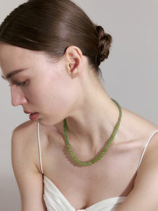 Malay Jade Beaded Green Necklace