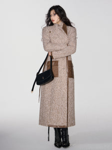 Wool Leather Coat