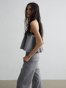 Two-piece convertible skirt trousers