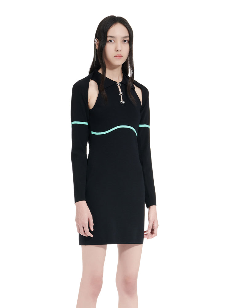 Lock Millennium Y2K Knit Dress