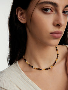 Tiger Eye Fortune Beaded Necklace