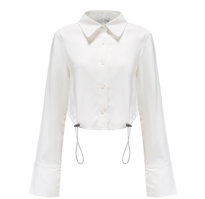 Drawstring Waist Shirt